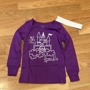 ✨New✨ Girls Gymboree pajama PJ SET “she loves to sparkle!” girls sz 3